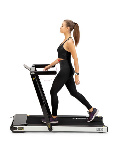 (2-teilig) MULTI BLACK ELEKTRISCHES LAUFBAND MIT DEM SCHREIBTISCH HMS