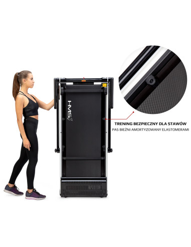 (2-teilig) MULTI BLACK ELEKTRISCHES LAUFBAND MIT DEM SCHREIBTISCH HMS