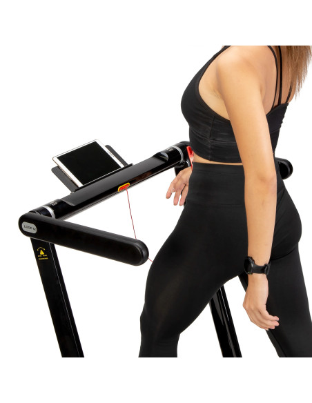 (2-teilig) MULTI BLACK ELEKTRISCHES LAUFBAND MIT DEM SCHREIBTISCH HMS