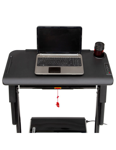 (2-teilig) MULTI BLACK ELEKTRISCHES LAUFBAND MIT DEM SCHREIBTISCH HMS