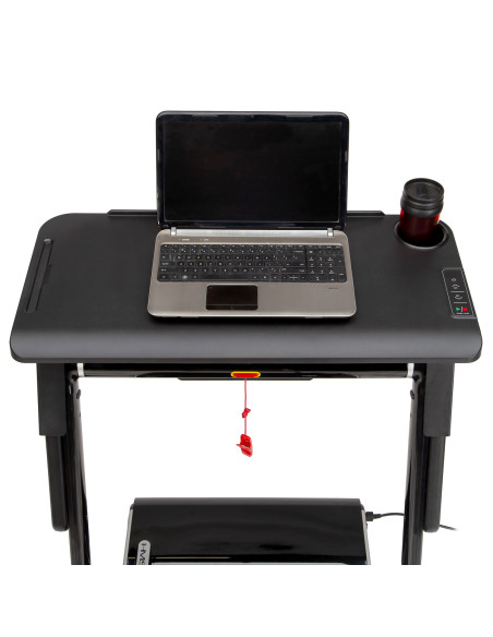 (2-teilig) MULTI BLACK ELEKTRISCHES LAUFBAND MIT DEM SCHREIBTISCH HMS