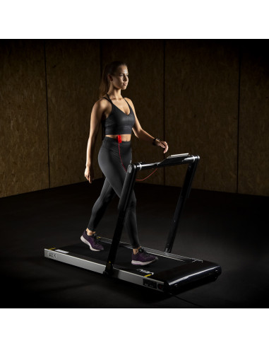 (2-teilig) MULTI BLACK ELEKTRISCHES LAUFBAND MIT DEM SCHREIBTISCH HMS