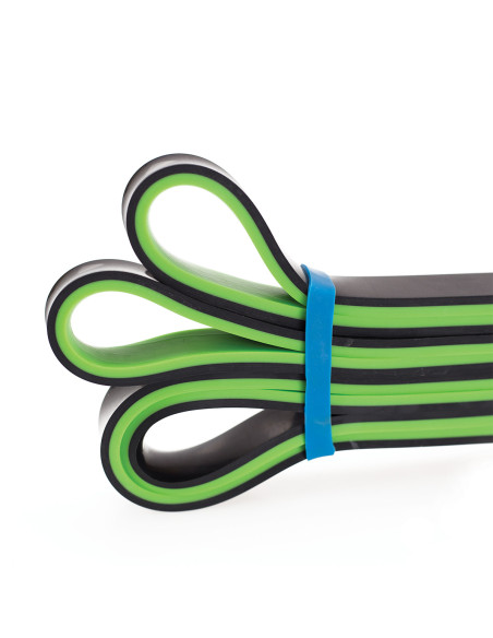 GRÜN-SCHWARZ 17 x 5 x 2250 MM TRAININGSBAND HMS PREMIUM