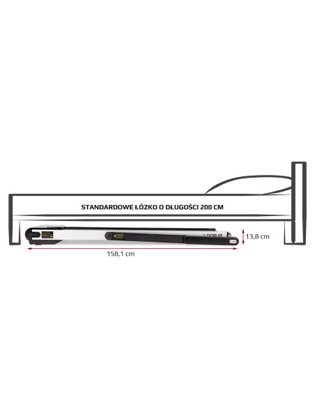 SCHWARZ ELEKTRISCHES LAUFBAND HMS