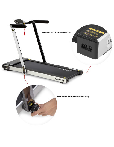 GRAU ELEKTRISCHES LAUFBAND HMS