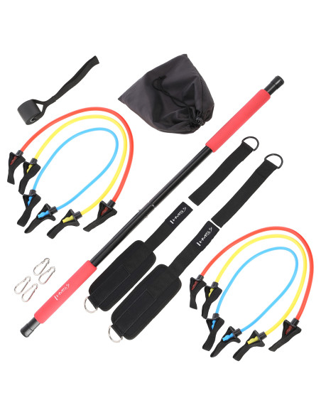 SET MIT DER PILATES-STANGE HMS