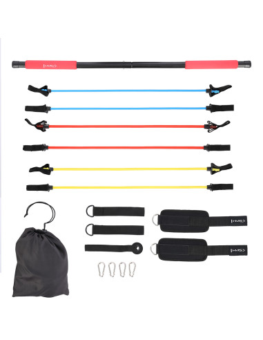 SET MIT DER PILATES-STANGE HMS