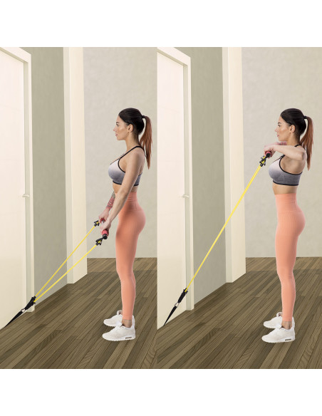 SET MIT DER PILATES-STANGE HMS