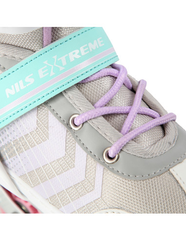 4-IN-1 ROSA GRÖßE S (29-33) INLINER MIT DER AUSTAUSCHBAREN EISKUNSTLAUF-KUFE NILS EXTREME