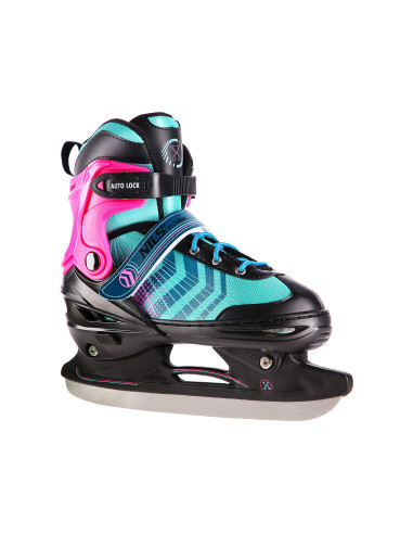 4-IN-1 SCHWARZ-VIOLETT GRÖßE S(29-33) INLINER MIT DER AUSTAUSCHBAREN HOCKEY-KUFE NILS EXTREME