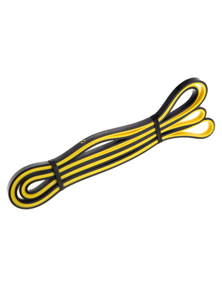 GELB-SCHWARZ 9 x 5 x 2250 MM TRAININGSBAND HMS PREMIUM