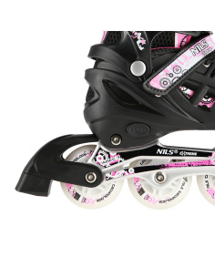 4-IN-1 ROSA LED GRÖßE M(35-38)  INLINER MIT DER AUSTAUSCHBAREN HOCKEY-KUFE NILS EXTREME 2