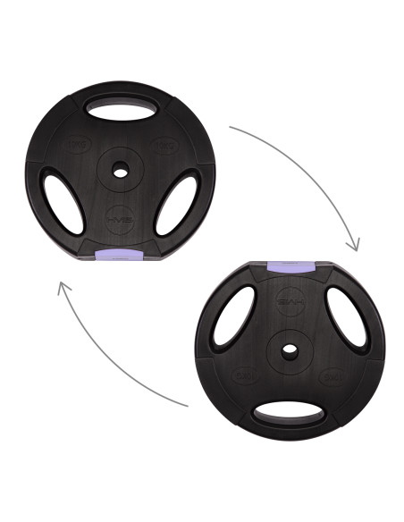 LANGHANTEL, HANTELSCHEIBEN 42 KG HMS