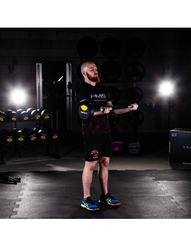 LANGHANTEL / LANGSTANGE MIT GUMMIBESCHICHTUNG 15 KG HMS