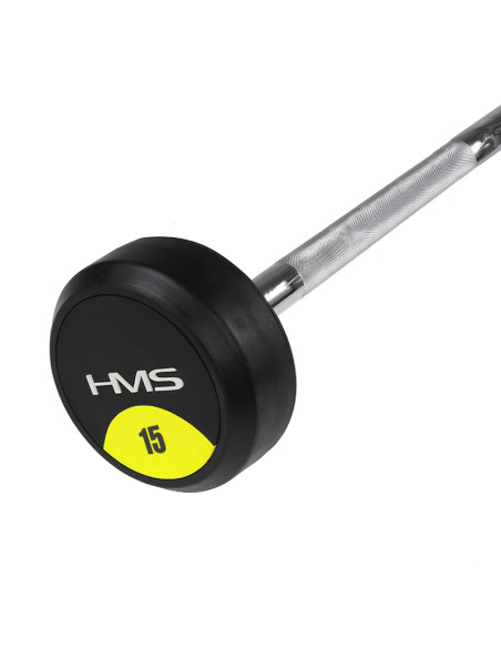 LANGHANTEL / LANGSTANGE MIT GUMMIBESCHICHTUNG 15 KG HMS