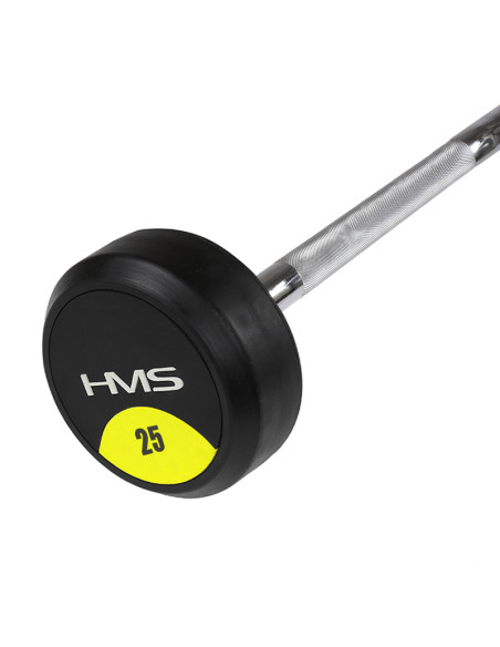 LANGHANTEL / LANGSTANGE MIT GUMMIBESCHICHTUNG 25 KG HMS