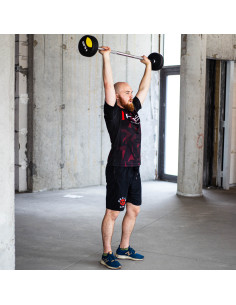 LANGHANTEL / LANGSTANGE MIT GUMMIBESCHICHTUNG 25 KG HMS 2