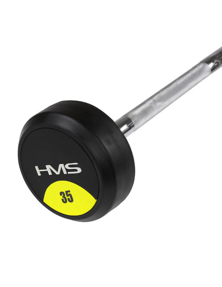 LANGHANTEL / LANGSTANGE MIT GUMMIBESCHICHTUNG 35 KG HMS