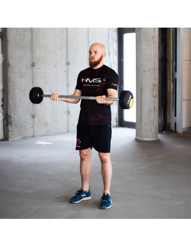 LANGHANTEL / LANGSTANGE MIT GUMMIBESCHICHTUNG 35 KG HMS