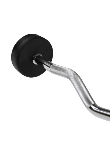 CURLHANTEL / CURLSTANGE MIT GUMMIBESCHICHTUNG 15 KG HMS