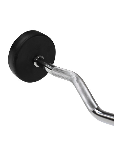 CURLHANTEL / CURLSTANGE MIT GUMMIBESCHICHTUNG 35 KG HMS