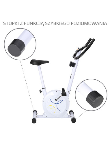 WEIß MAGNETISCHER HEIMTRAINER ONE FITNESS