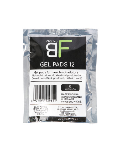 PADS 12 ERSATZ-GEL-PADS FÜR MUSKELTRAINER NN