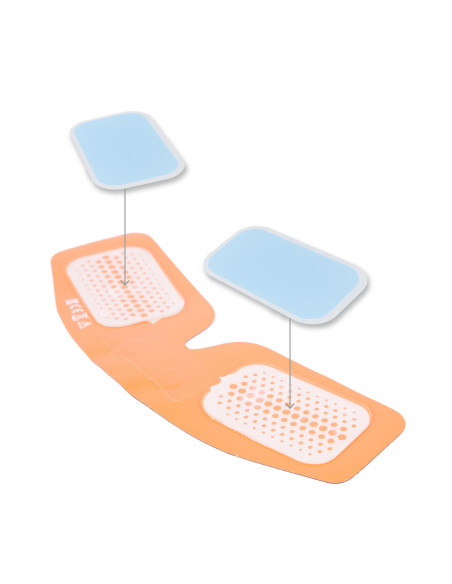 PADS 12 ERSATZ-GEL-PADS FÜR MUSKELTRAINER NN