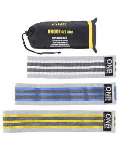 SET 3-IN-1 HIP BANDS ONE FITNESS
