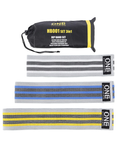 SET 3-IN-1 HIP BANDS ONE FITNESS