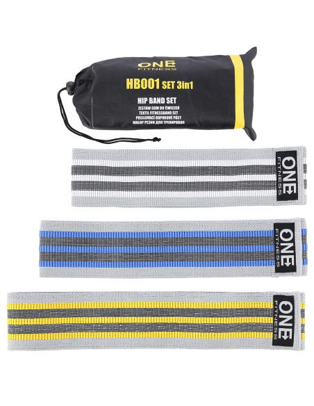 SET 3-IN-1 HIP BANDS ONE FITNESS