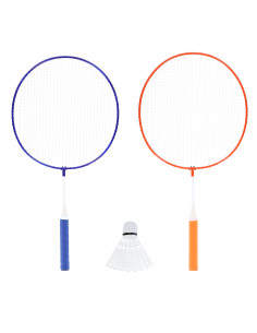 STAHL / BADMINTON-SET 2 SCHLÄGER + BADMINTONBALL JUNIOR NILS 2