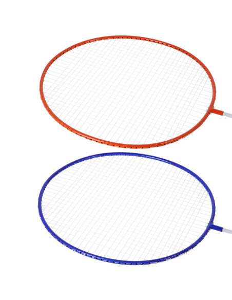 STAHL / BADMINTON-SET 2 SCHLÄGER + BADMINTONBALL JUNIOR NILS