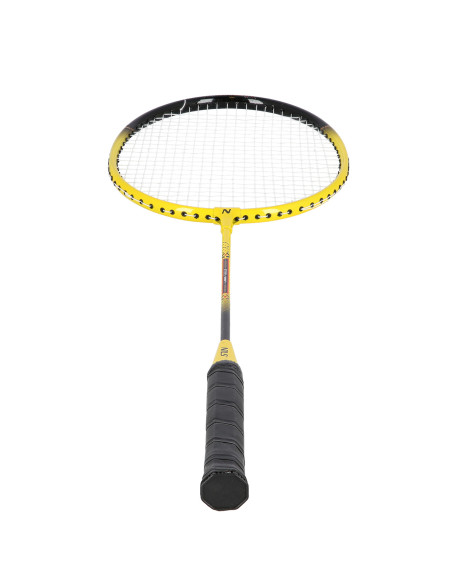 ALUMINIUM SET MIT BADMINTONSCHLÄGERN 2 SCHLÄGER + 3 FEDERBÄLLE + NETZ 600x60cm + SCHUTZHÜLLE NILS