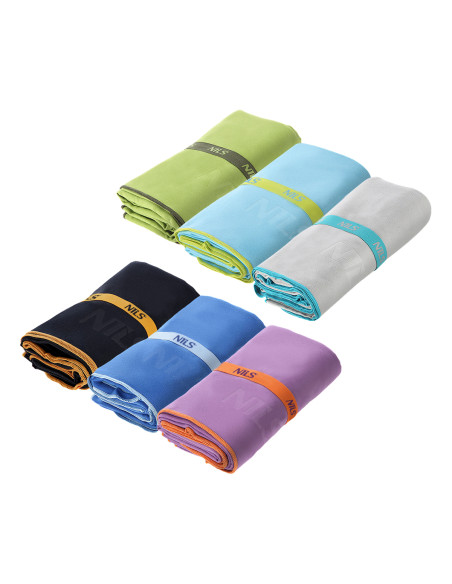 MIKROFASERHANDTUCH HELLBLAU 180x100 cm NILS