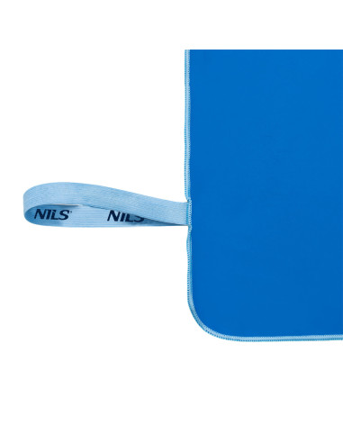 BLAU MIKROFASERHANDTUCH 180x100cm NILS CAMP