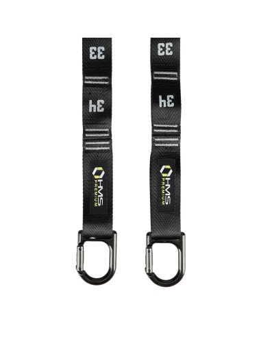 GYMNASTIKRINGE AUS HOLZ MIT LÄNGENMARKIERUNGEN KARABINERHAKEN HMS PREMIUM