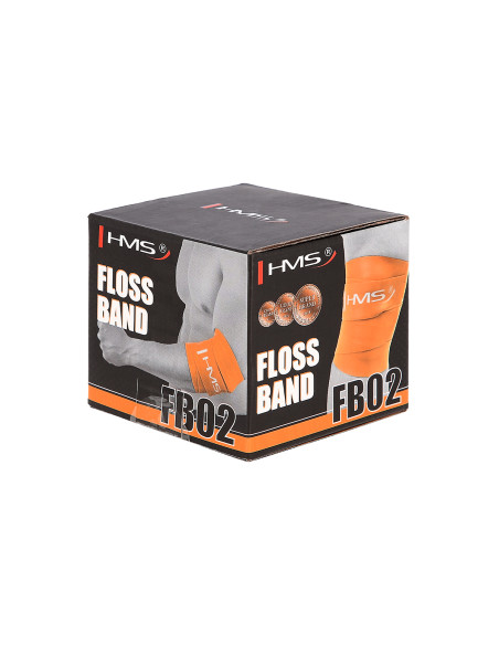 ORANGE 1.0 x 50 x 2080 MM FLOSS BAND FITNESSBAND HMS