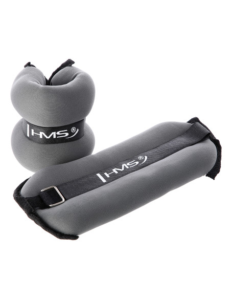 GRAY GEWICHTSMANSCHETTEN FÜR HÄNDE UND BEINE 2 x 2 KG HMS