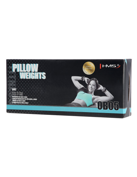 GRAY GEWICHTSMANSCHETTEN FÜR HÄNDE UND BEINE 2 x 2 KG HMS