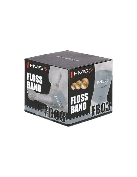 GREY 1.5 x 50 x 2080 MM FLOSS BAND TRAININGSBAND HMS