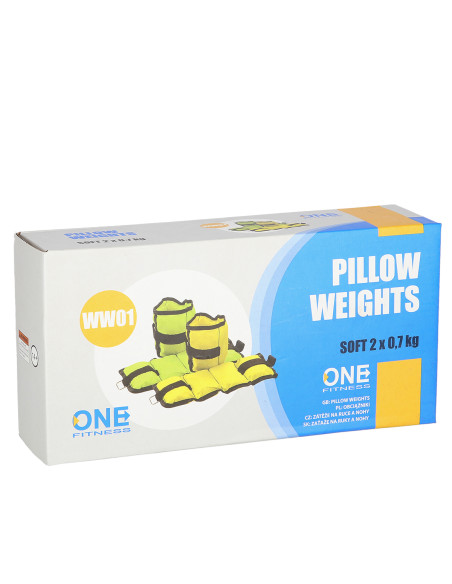 YELLOW GEWICHTSMANSCHETTEN 2 x 0,7 KG ONE FITNESS