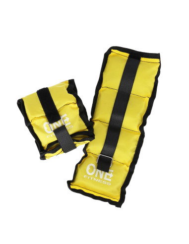 YELLOW GEWICHTSMANSCHETTEN 2 x 0,7 KG ONE FITNESS