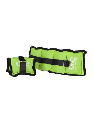 GREEN GEWICHTSMANSCHETTEN 2 x 0,7 KG ONE FITNESS