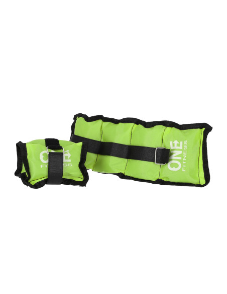 GREEN GEWICHTSMANSCHETTEN 2 x 0,7 KG ONE FITNESS