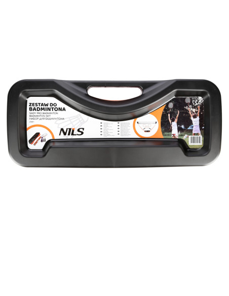 BADMINTON-SET 2 SCHLÄGER + NETZ NILS