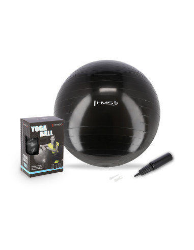 75CM BLACK GYMNASTIKBALL HMS