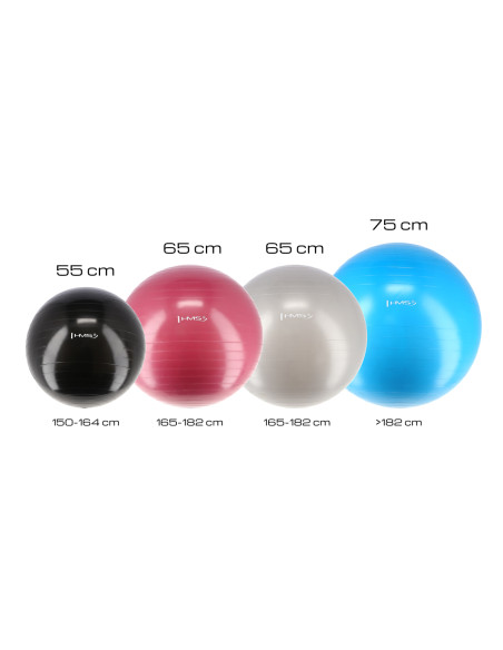 75CM AZURE GYMNASTIKBALL HMS