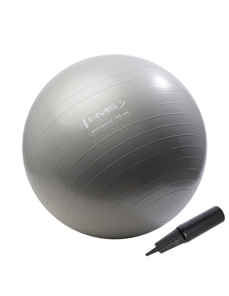 55CM GRAPHITTE ANTI-BURST GYMNASTIKBALL HMS