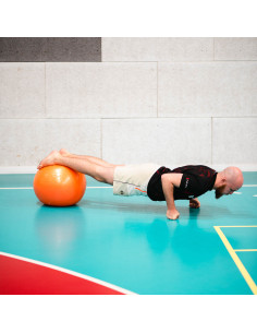 55CM ORANGE ANTI-BURST GYMNASTIKBALL HMS 2